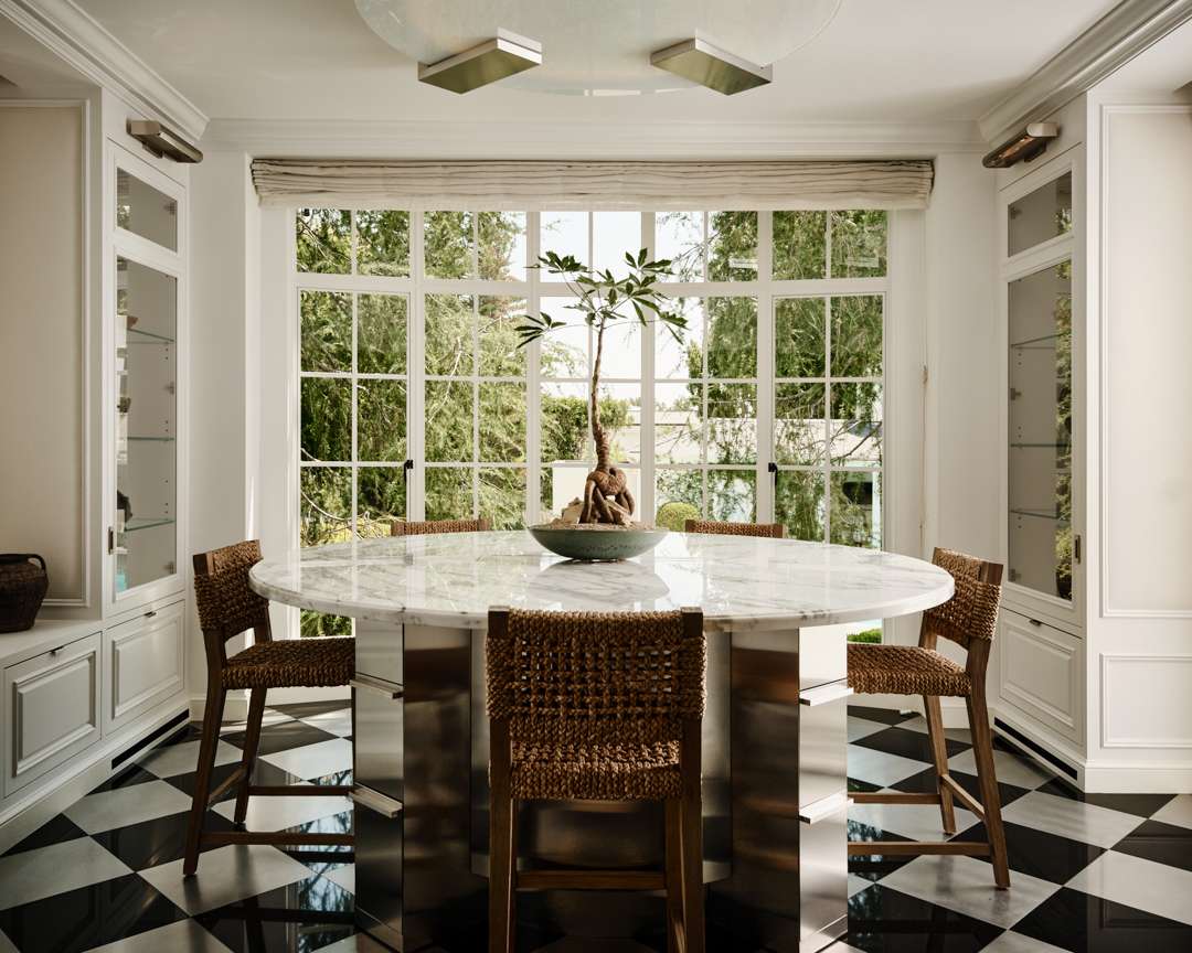 Beverly Hills home's kitchen