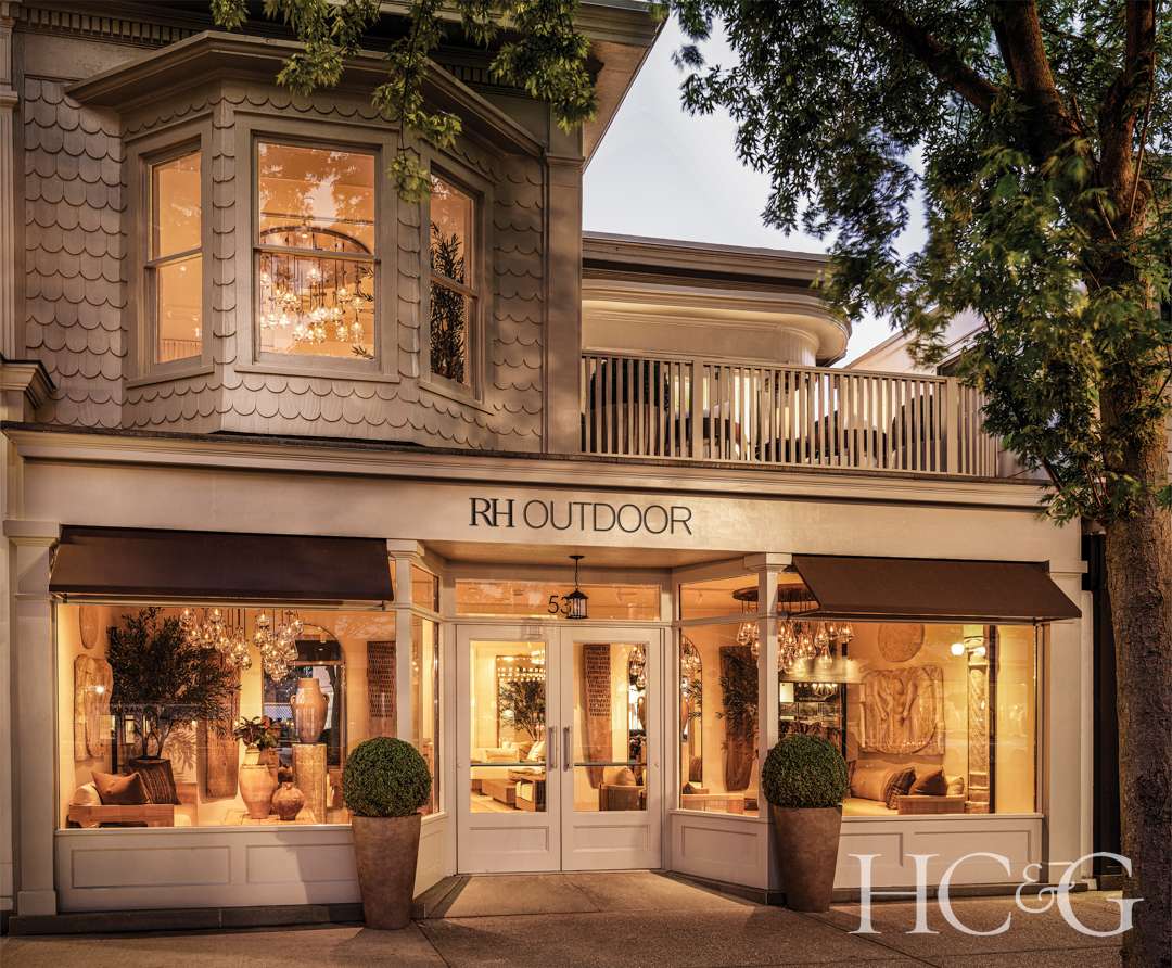 RH Outdoor brown and neutral Hamptons storefront