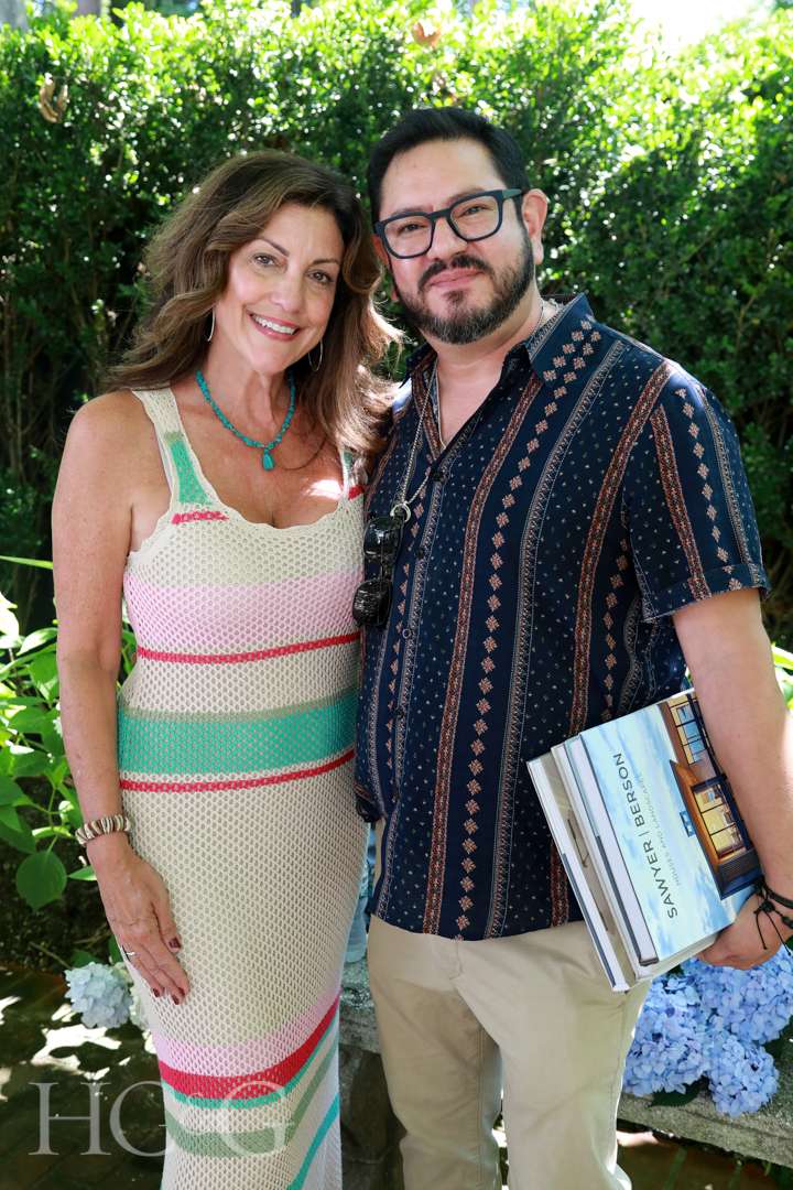 Lisa Fuhrmann and Glen Cordova at East Hampton Art & Design Days