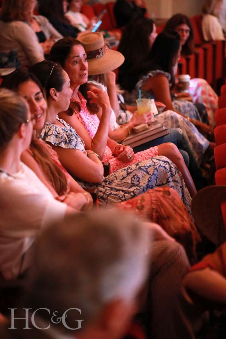 Guests at panel at East Hampton Art & Design Days