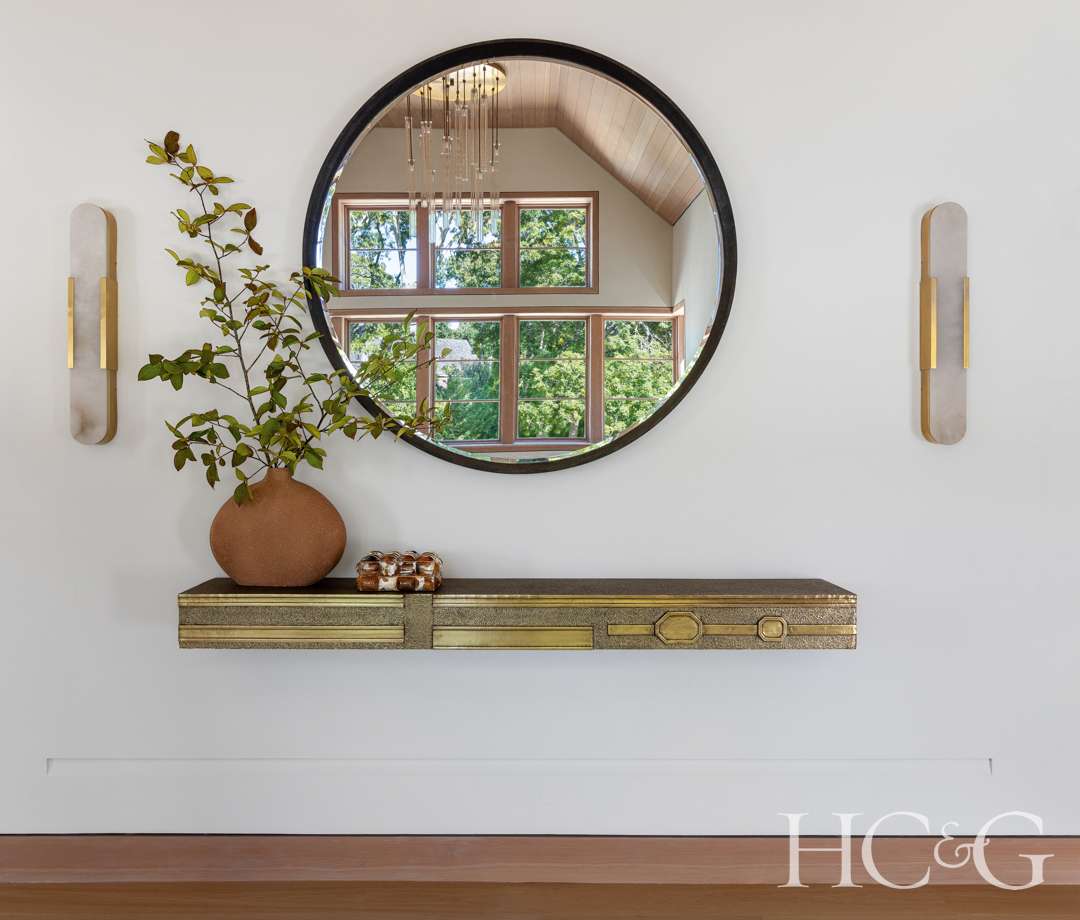 A sophisticated entryway