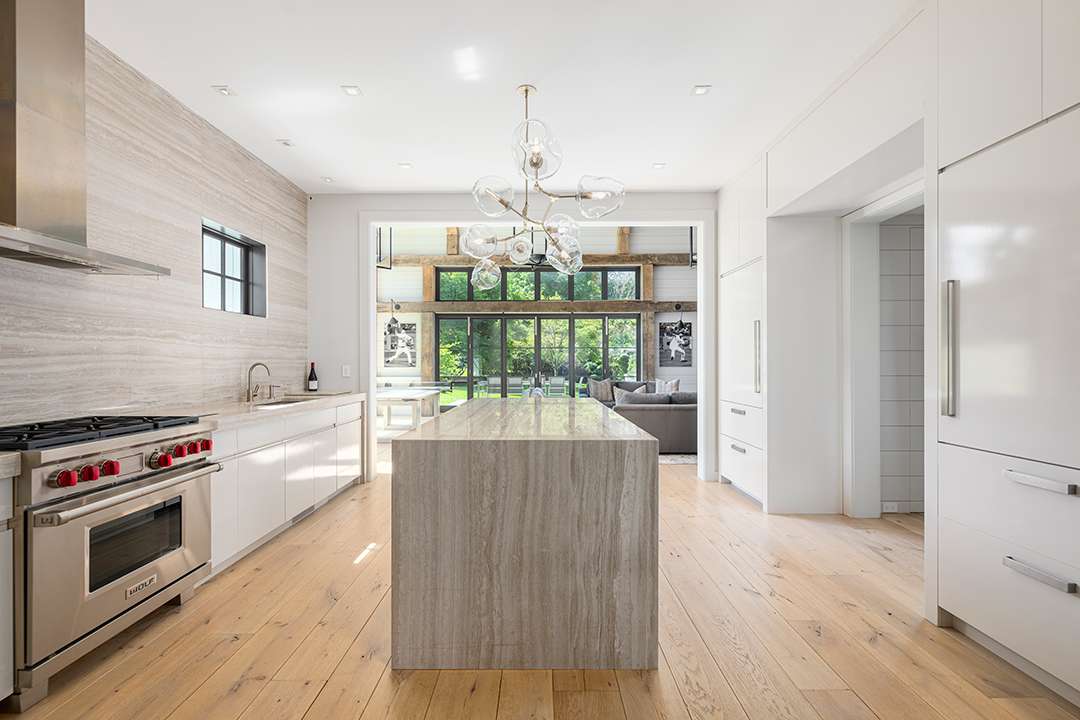 Todd Boehly's Darien Modern Kitchen