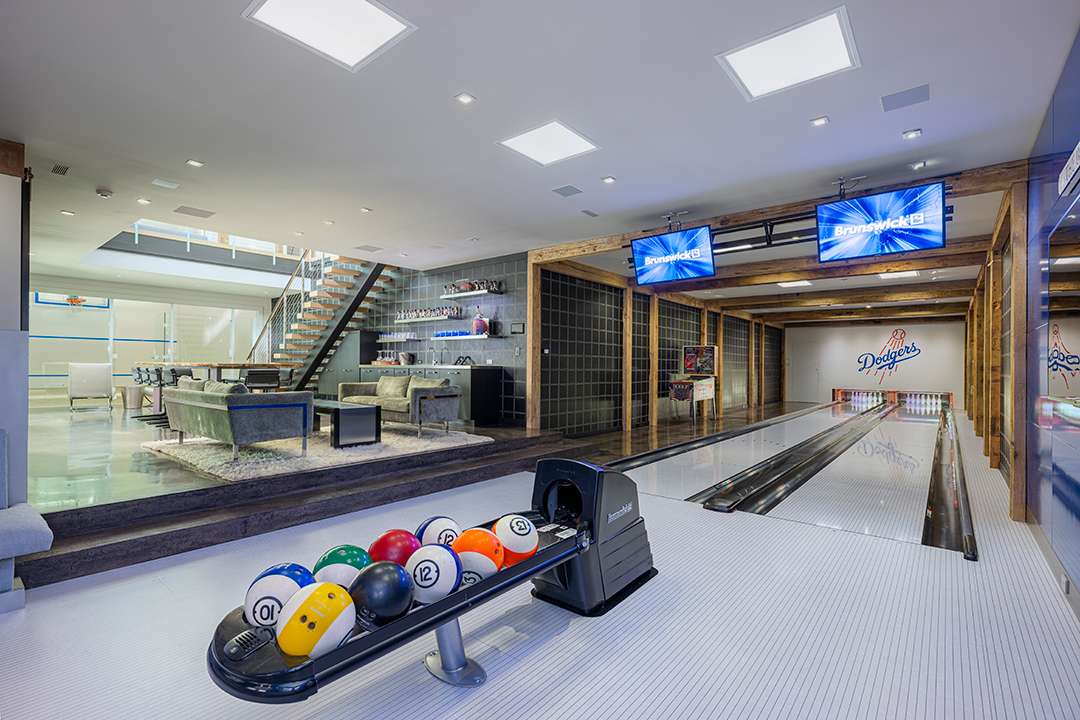 Todd Bohely's Darien Home Bowling Alley