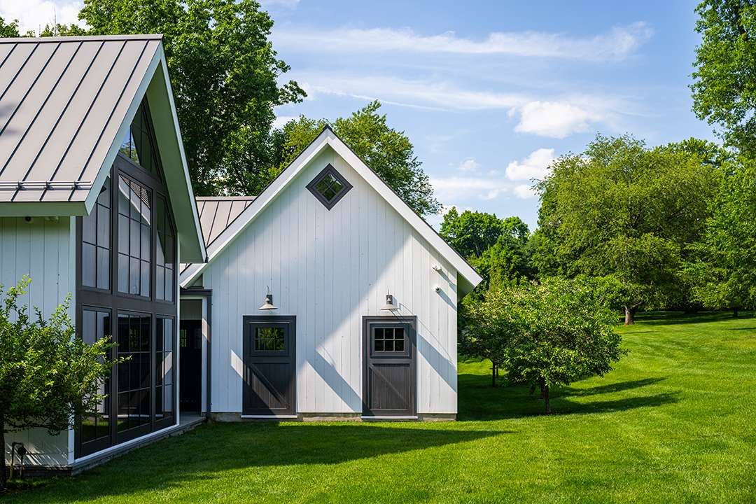 Todd Boehly's Darien modern farmhouse with a touch of contemporary design