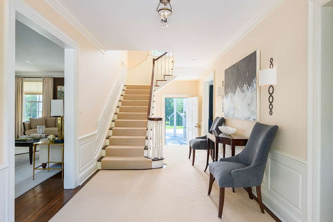 Todd Boehly's foyer of his Darien home
