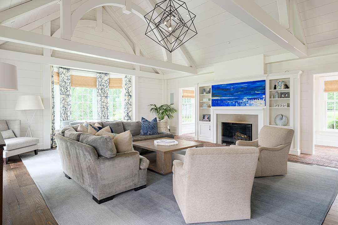 Todd Boehly's bright living room