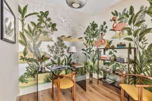 This Playful $3.2M Condo in a NoMad Skyscraper Takes “Concrete Jungle” Literally