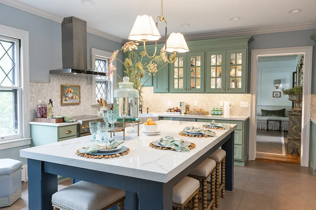 Inside a Colorful Kitchen That Channels the Whimsy and Freshness of Spring