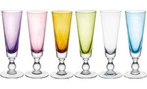 Nina Campbell’s Jewel-Toned Champagne Flutes