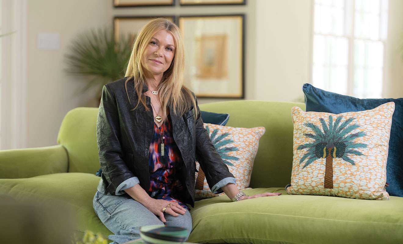 Inside a Connecticut Living Room Infused With South African Flair