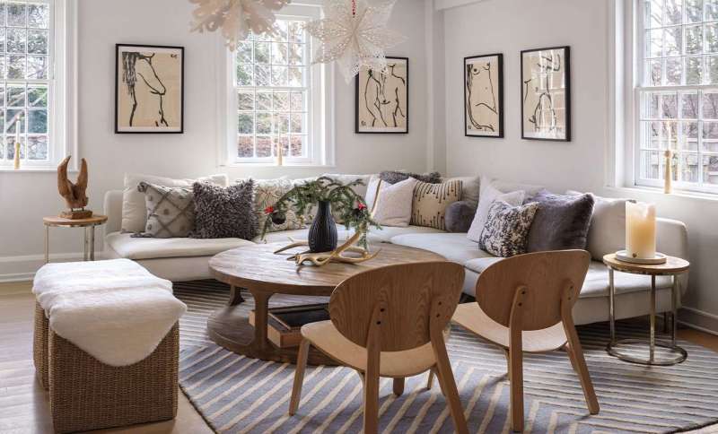 For the Holidays, a Southport Home is Infused With Scandinavian Style