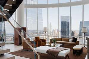 Tour a $23M NYC Duplex Penthouse Designed by Nate Berkus and Up for Sale Fully Furnished