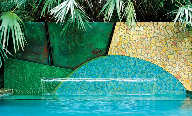 Mosaic Artist Debra Yates Adorns Outdoor Spaces With Colorful Designs