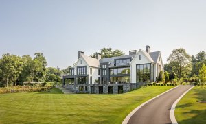 A Slide Leads to the Bar in This Contemporary Connecticut Home