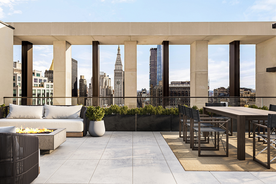 Tour a $12.5M Full-Floor Penthouse Serving Up Stellar NYC Views and Its Own Private Sauna