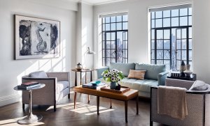 Hints of Blue Fill This Stylish Upper West Side Apartment