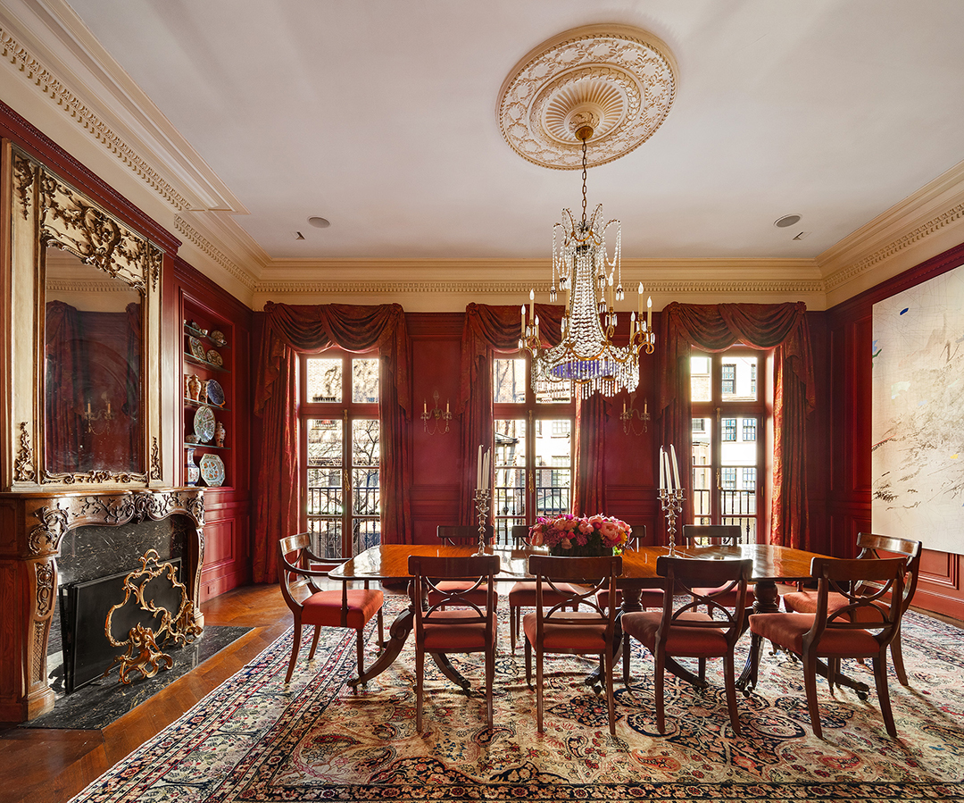 Tour a Grand Manhattan Townhouse with an Unexpected Southern-Style Facade Listed for $28.5M