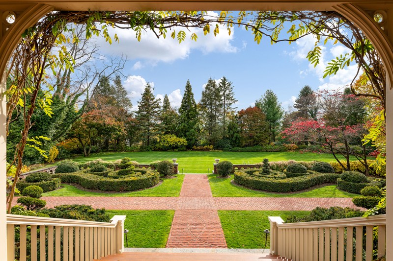 Gorgeous Gardens Abound at This $24.9M English-Style Estate in Greenwich