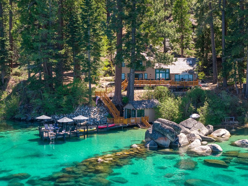 Interior Designer Todd Gildred's Longtime Family Compound on Lake Tahoe Asks $18M