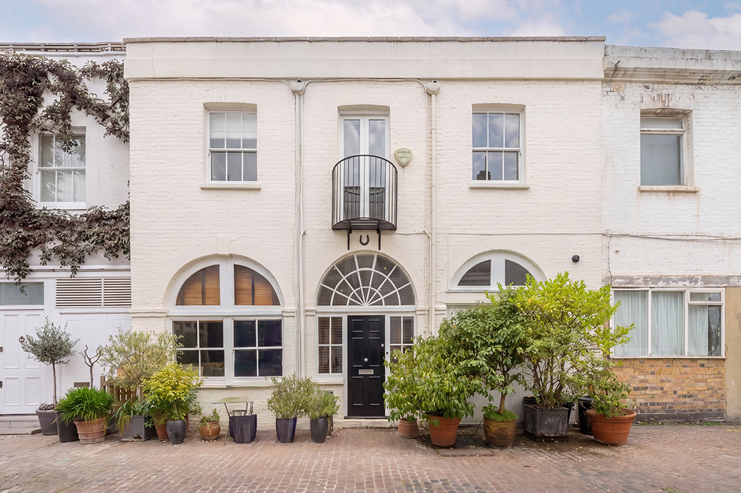 Madonna and Guy Ritchie’s Dashing Former London Mews House Is Available to Rent