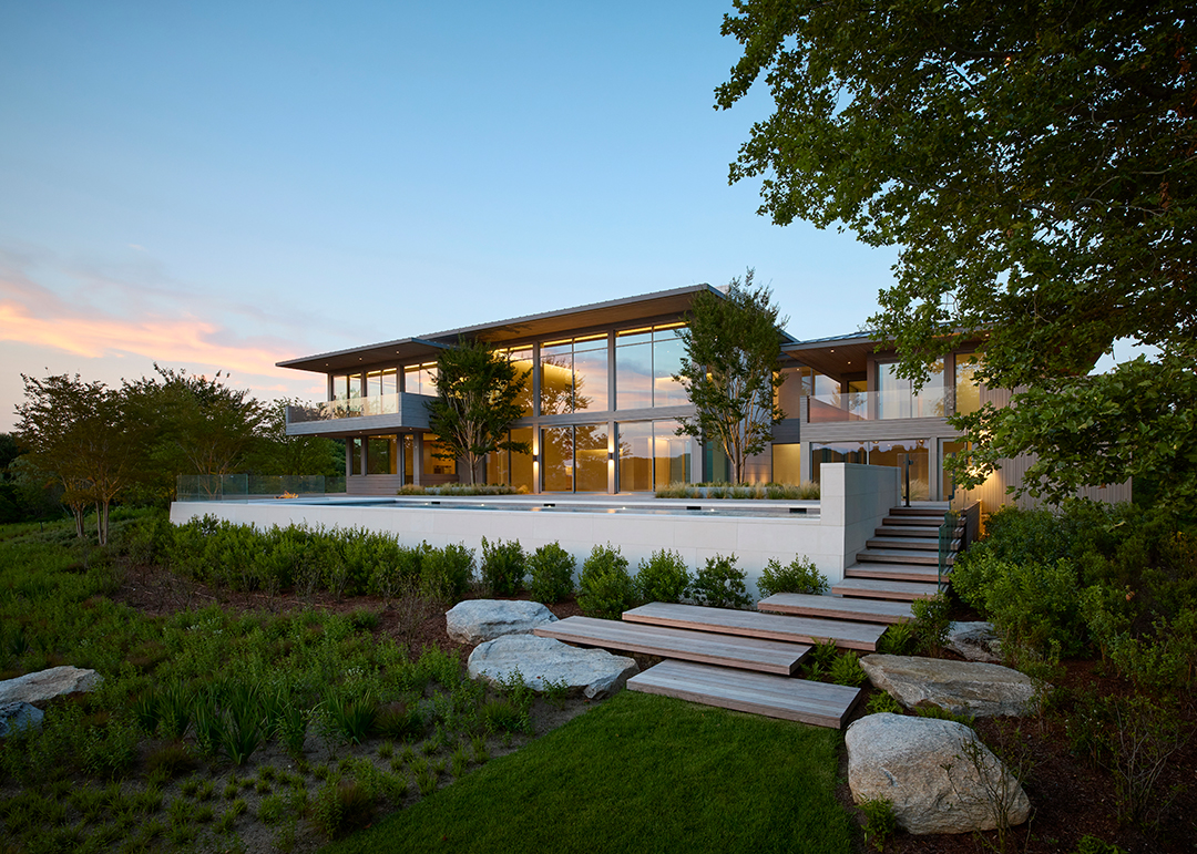 Tour a $65M Waterfront Hamptons Modern Newly Created by Designer and Developer Joshua Gurwitz