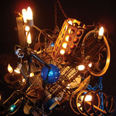 Designer Warren Muller creates lighting sculpture born of a marriage between art and design