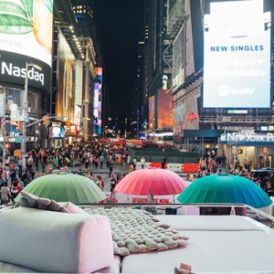 See the Azimut Benetti-Paola Lenti Yacht Installation in Times Square