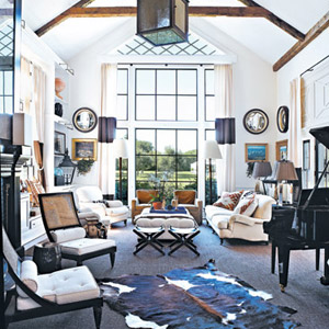 Tour a Fashion Executive’s Eclectic Water Mill Home