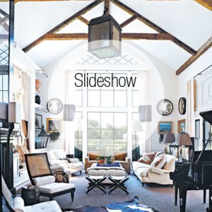 Tour a Fashion Executive's Eclectic Water Mill Home