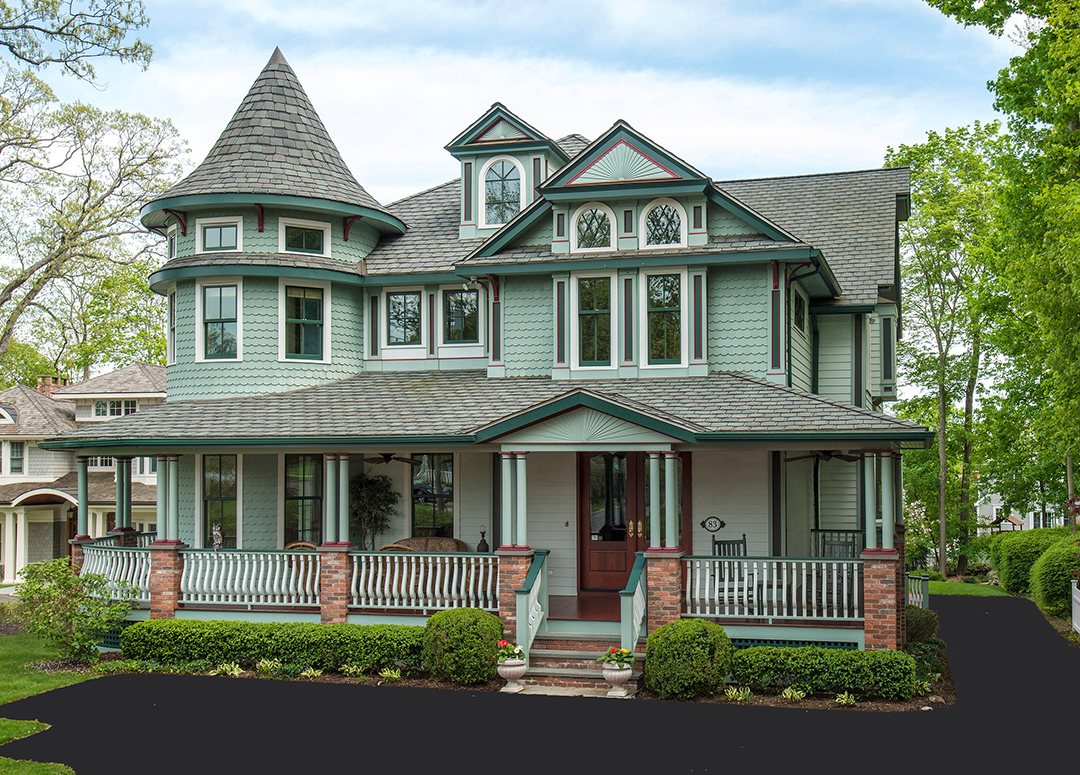 A Charming Queen Anne Victorian Lists in New Canaan - Cottages \u0026 Gardens, image size:1080x775