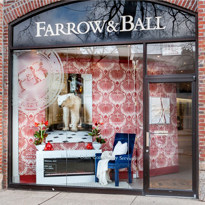 Farrow & Ball Partners With Interior Designers to Create Window Displays for a Good Cause