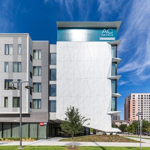 Take a Look at the AC Hotel and Residence Inn Dallas Completed with Neolith Stone