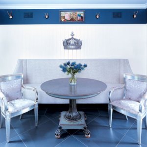 Step Inside a Blue Castle in East Hampton