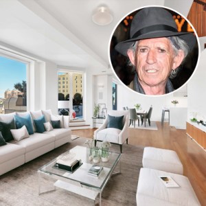 Keith Richards Re-Lists $12.23M Manhattan Duplex