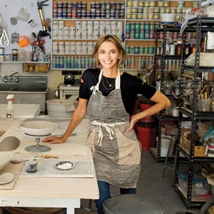 Meet the East Hampton-Based Artist Creating Striking Tableware