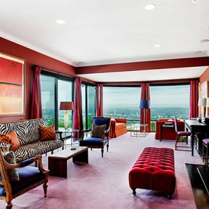 RuPaul&rsquo;s Colorful Circa-1960s Home Above Sunset Strip Wants $5M