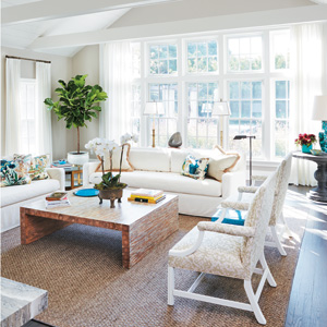 Pappas Miron Design Puts a Fresh Spin on a Dated 1970s Beach House in Southampton