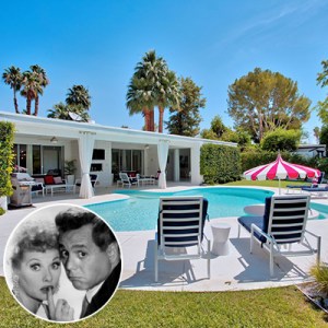 Lucille Ball and Desi Arnaz's Glamorous California Home Is Available to Rent