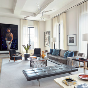 In Chelsea's Walker Tower, Designer David Scott Turns an Art-Filled Apartment into a Showcase of Sumptuous Decor