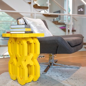 These Side Tables Made of LEGOs Are a Stride in Furniture Innovation