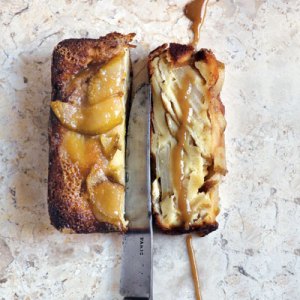 Plenty of Pears Salted Caramel Loaf Cake