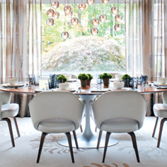 A Couple with an Affinity for Modern Design Transform a Traditional Darien Colonial