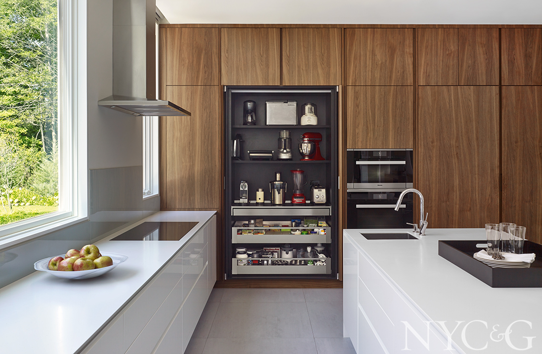 Luxurious kitchen with plenty of cabinetry