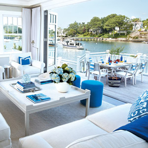 A Former Working Oyster House Transforms into a Sublime Showstopper on Rowayton's Five Mile River