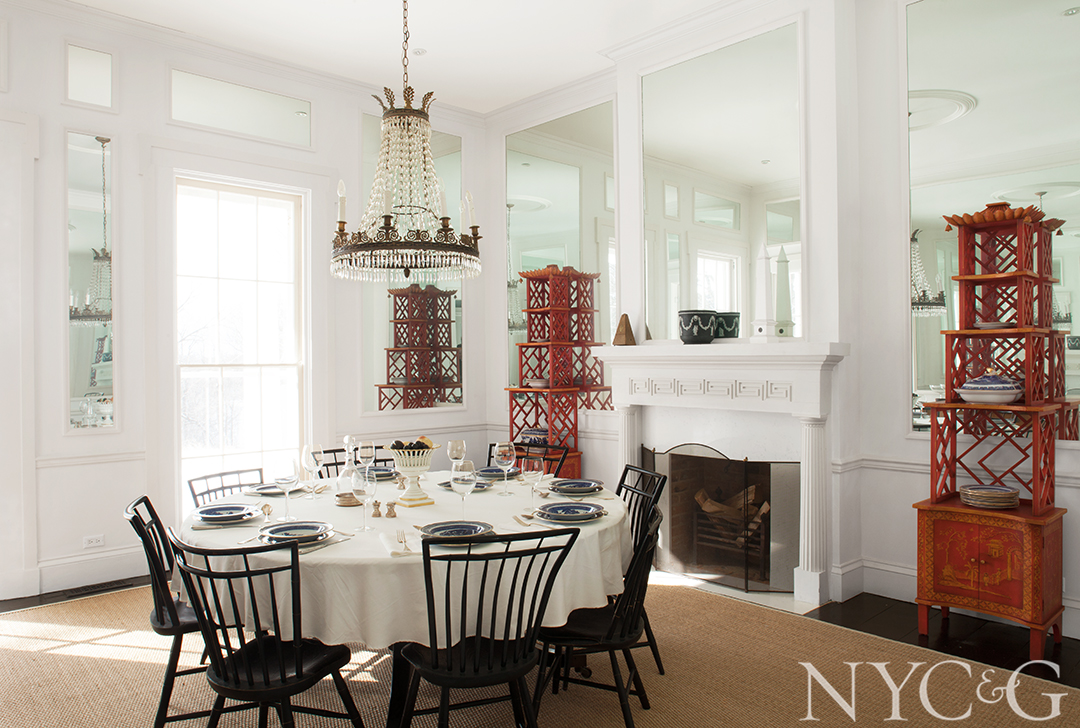 Parisian-inspired dining room